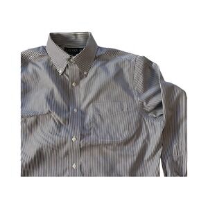 Lauren Ralph Lauren Mens 16 32/33 Stripe Button Down Non Iron Shirt‎